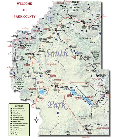 Where Is South Park Colorado On A Map