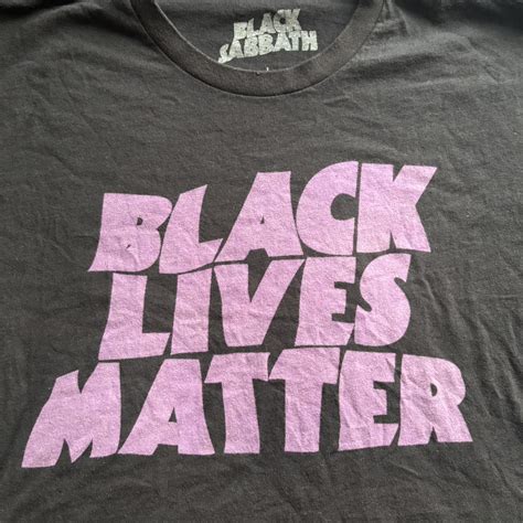 Official Black Sabbath merch- Black Lives Matter... - Depop