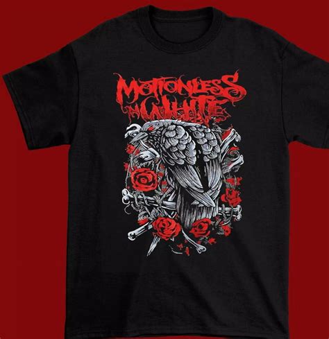 Birds Rose Motionless Motionless in White Shirts Men Black S-234XL ...