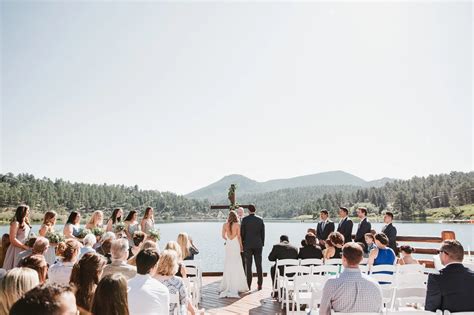 Evergreen Lake House wedding with a Colorado-themed brunch reception