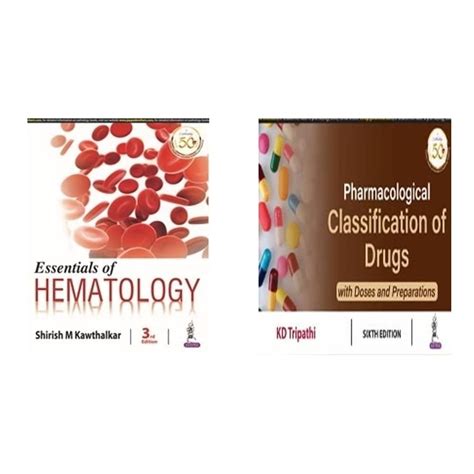 Buy Essentials of Hematology & Pharmacological Classification of Drugs ...