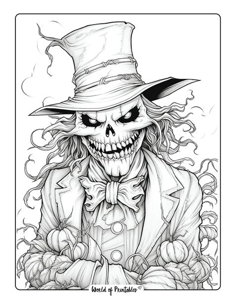 Cool Horror Coloring Pages