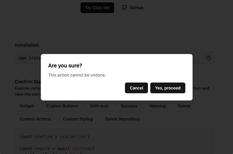 Image result for JavaScript UI Confirm Dialog Example