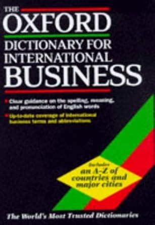 The Oxford Dictionary for International Business : Ltd, Market House ...