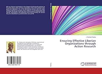 Ensuring Effective Liberian Organizations through Action Research : J ...