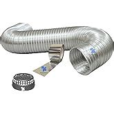 Oicota Chimney Exhaust Pipe Expended Upto 10 Ft With Cowl Cover, 2Pcs ...