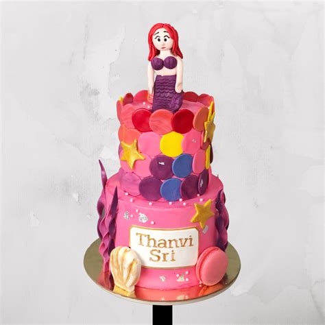 Little Mermaid Theme Cake