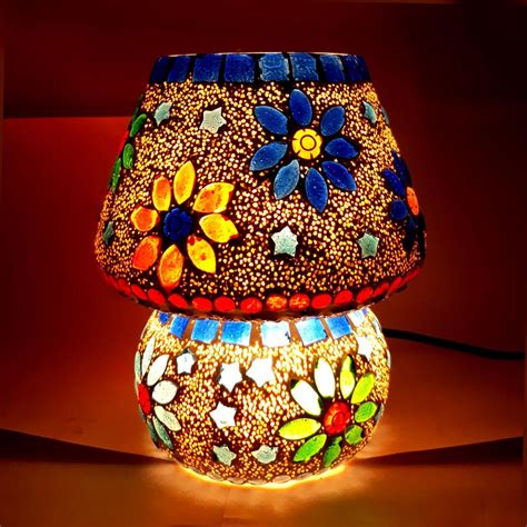 Mosaic Table Lamp (18cm Height) (Product Code 2335) at Rs 675.00