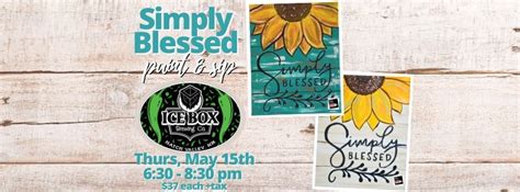 Paint and Sip @ Icebox Brewing Hatch Valley Taproom, Icebox Brewing ...
