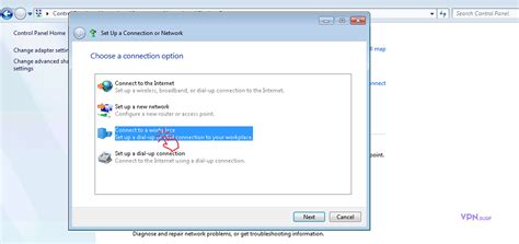 Image result for Setting Up a VPN Connection Windows 7