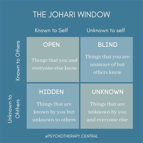 Image result for Johari Window Explained