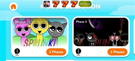 Sprunki Cute vs Scary Beats 2.6 - Скачать для Android APK бесплатно