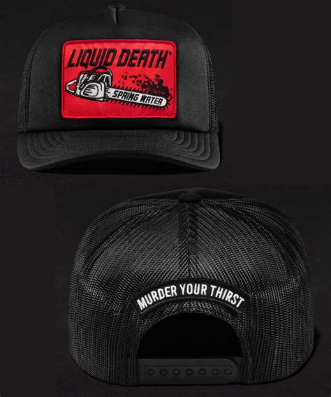 Liquid Death Merch Chainsaw Massacre Hat - Newest Fashion Trends
