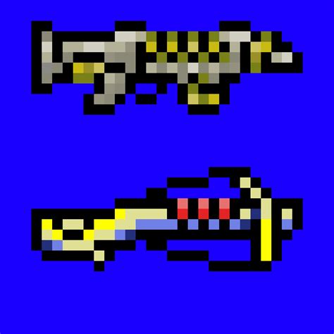 Pixilart - Terraria Ranged Weapons Pt. 4 by CupDave1930