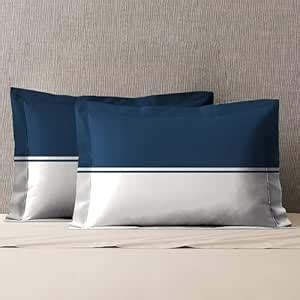 Buy Mytrident Urban Comfort Pillow Covers Set of 2, 144 TC, 100% Cotton ...