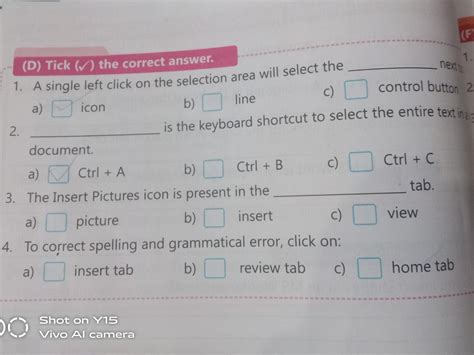 tick the correct answer - Brainly.in