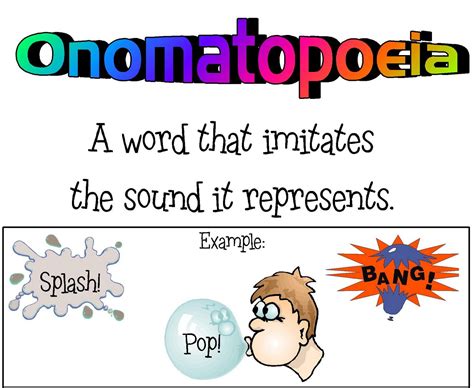 Do you know what is an 'Onomatopoeia'? | Onomatopoeia, Figurative language, Figurative language ...