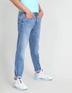 FLYING MACHINE Regular Men Blue Jeans - Buy FLYING MACHINE Regular Men ...