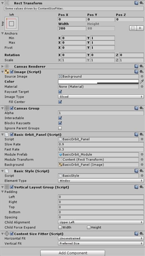 Unity UI Creation 的图像结果