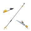 HECTARE Long Reach Pruner & Fruit Harvester - 10 ft Telescopic Aluminum ...
