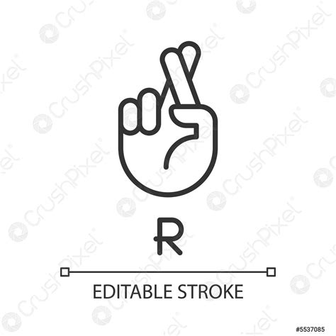 Image result for R Sign Language