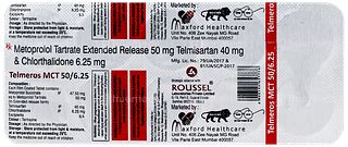 Telmeros Mct 50625 Tablet 10 - Uses, Side Effects, Dosage, Price | Truemeds