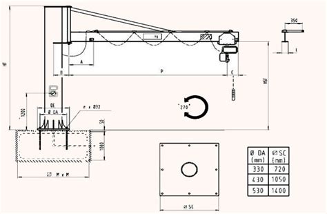 Jib Crane, Jib Cranes, Column Mounted Jib Cranes, Wall Mounted Crane ...
