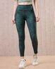 Buy Green Leggings for Women by TECHNOSPORT Online | Ajio.com