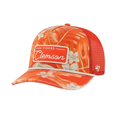 Men's '47 Orange Clemson Tigers Tropicalia Hitch Adjustable Hat