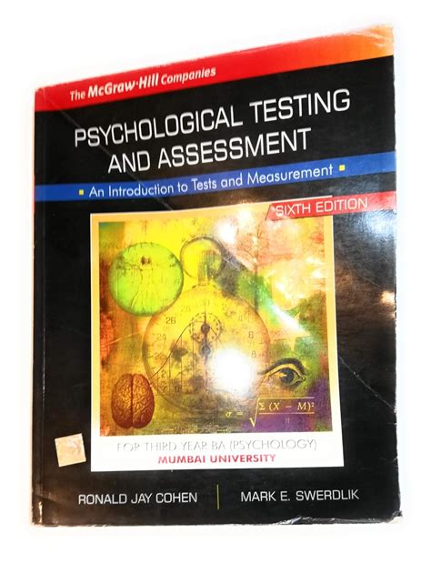 Amazon.in: Buy Psychological Testing and Assessment : An Introduction ...