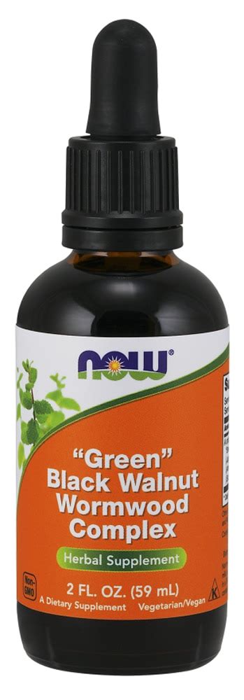 NOW Fresh Green Black Walnut Wormwood Complex -- 2 fl oz - Vitacost