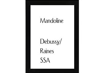 Mandoline - Debussy/Raines (pronunciation track included) - Choral ...