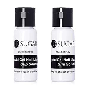 Buy UR SUGAR Slip Solution for Poly Nail Gel, 2 Bottles 20ml Each ...