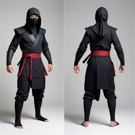 Contemporary Ninja Costume Design | Stable Diffusion Online