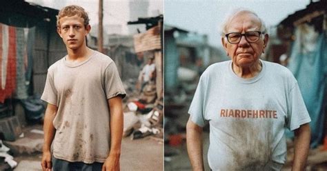 AI Artist Reimagines What The World's Richest Would Look If They Were Poor