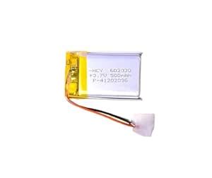Croptronia 3.7V 500Mah HCY-602030 R-41202096 Rechargeable LiPo Battery ...