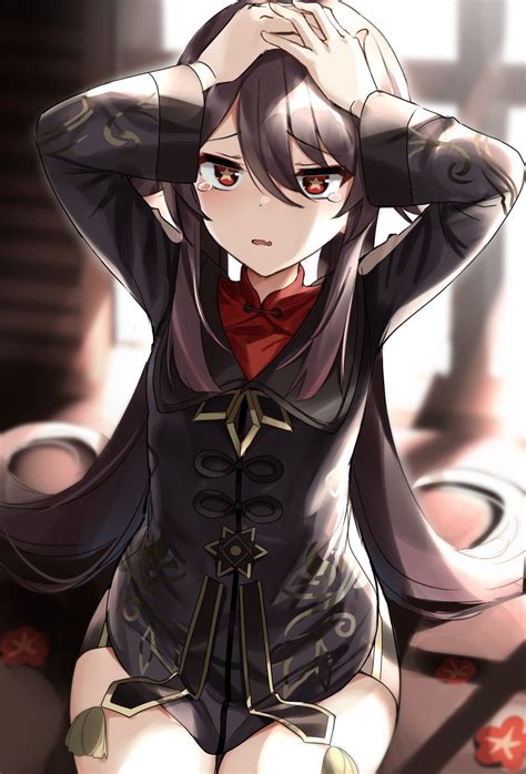 hu tao (genshin impact) drawn by shengtian | Danbooru