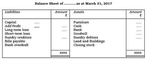 Financial Statements - I Chapter Notes - Accountancy Class 11 - Commerce