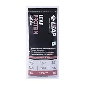 LEAP Whey Protein Isolate-Pack of 5 (Sugar Free), 25g Protein per ...