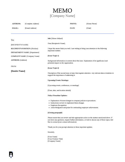 Image result for Memo Form