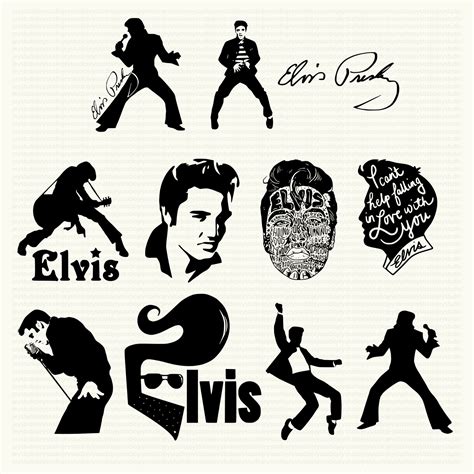 Elvis Silhouette Clip Art