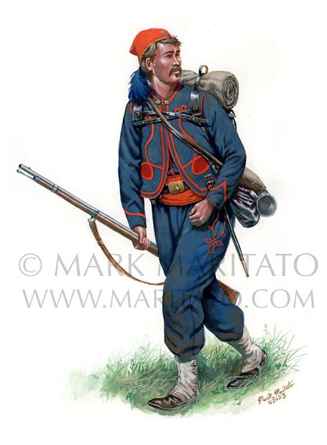 Zouaves Civil War 54mm Scale 5th New York Zouaves, American Civil War