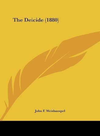Buy The Deicide (1880) Book Online at Low Prices in India | The Deicide ...