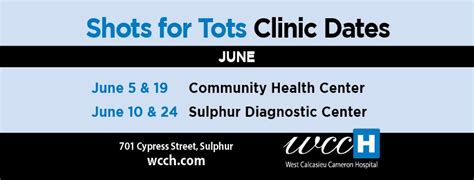 Shots for Tots - June 2024, 250 S Beglis Pkwy, Sulphur, LA 70663-3502 ...