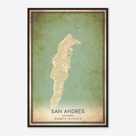 San Andres - Custom Maps & Posters