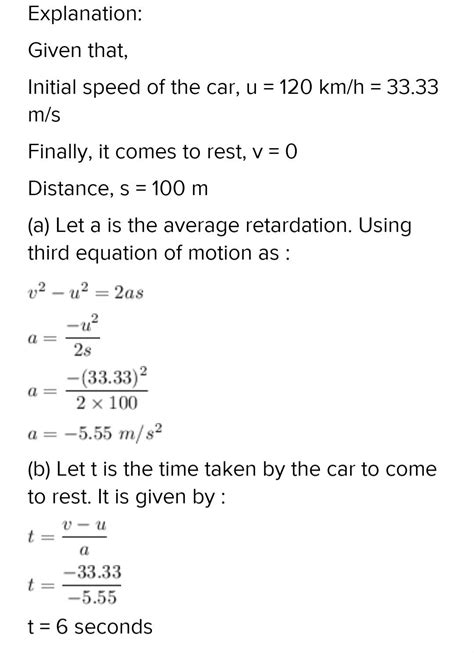 A car moving along a straight road with speed of 120 km/hr is brought ...
