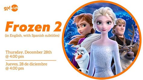 Movie: Frozen 2 (in English), Goshen Public Library (Goshen, Indiana ...