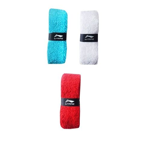 Li-Ning GC002 Cotton Single Layer Towel Grip for Badminton Racquet ...