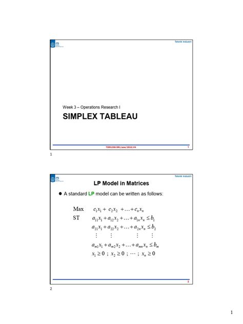 Image result for Simplex Tableau Book