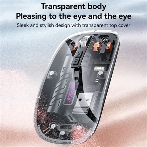 Yesido KB29 Transparent Bluetooth Dual Mode Wireless Mouse – Bulky Mart